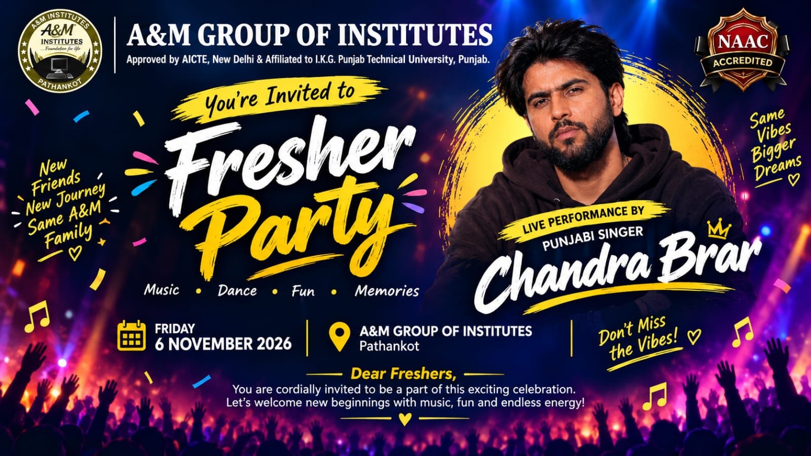 PARICHAY – Freshers' Party cum Diwali Celebration 2026